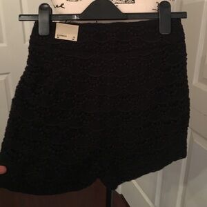 Express lace high waist shorts. Brand new w/tags